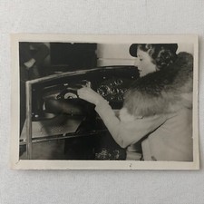 Vintage Press Photo Photograph Ekco Car Radio London Show Display 1934