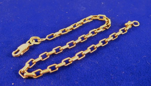 Lightweight slim 9ct gold - slim, 7.5"