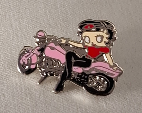 Betty boop pink motorbike - boop,