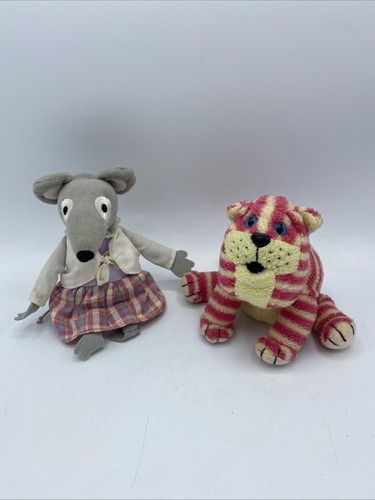 Pair bagpuss plushes 2001 - bagpuss,