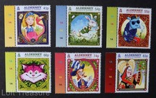 Alderney stamps alice in - "alice,