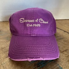 Vintage Showcase of Citrus Purple Adams Hat Adjustable Adult OSFA Baseball Cap