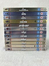 Marvel Studios DVD Bundle 12 Movies Phases 1-3 Avengers Thor Iron Man Spider-Man