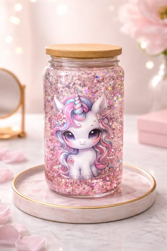 Glass snow globe tumblers - glass,