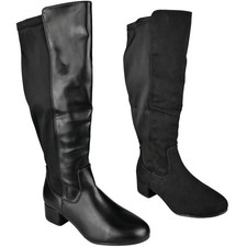 Wide Calf Wide Fit Boots Knee