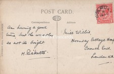 Genealogy Postcard - Willis