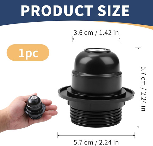 E27 lamp holder edison screw - holder,