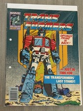 TRANSFORMERS G1 UK Marvel