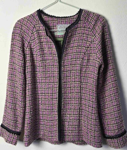 Linton tweed pink - pink, purple