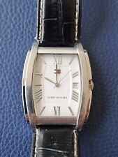Tommy Hilfiger Mens  Watch Tank Style Water Resistant 99ft STAINLESS STEEL 