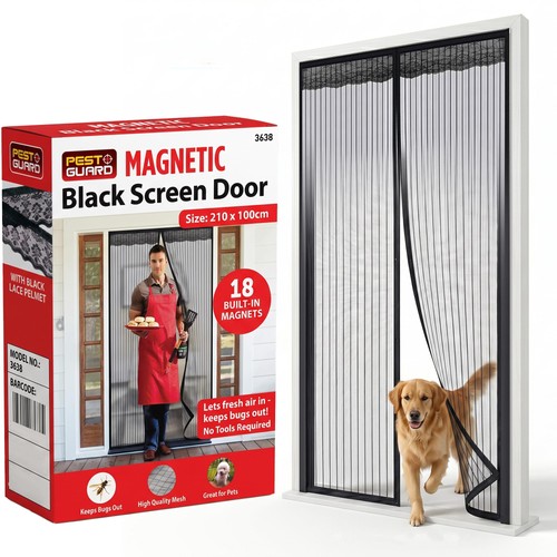 Magnetic mesh curtain - magnetic,