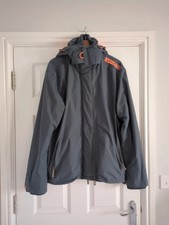 XXL Superdry coat grey orange
