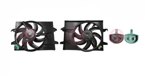 Radiator fan motor - , for
