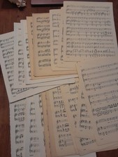 music sheets vintage For Craft