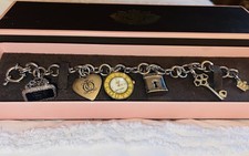 Vintage Juicy Couture Sliver Watch Bracelet with Original Box