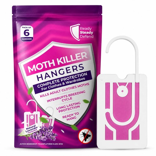 Pack moth killer hangers for - killer,
