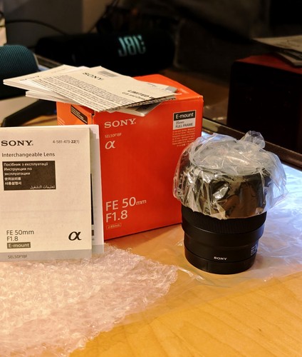 Sony 50mm emount - f1.8,
