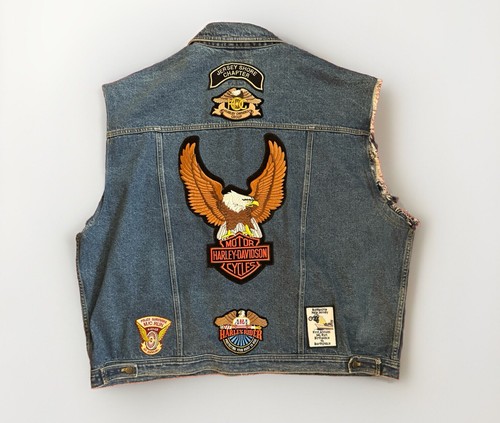 Harley davidson denim - denim, vest