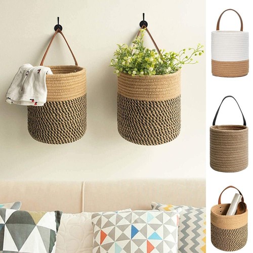 Wall hanging woven jute cotton - hanging,