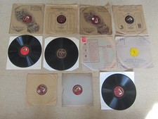 11 x VINTAGE VINYL 78 rpm RECORDS COLLECTION JOBLOT HIS MASTERS VOICE HMV ETC