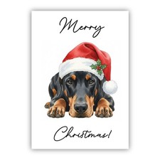 Doberman Dog Christmas Dog