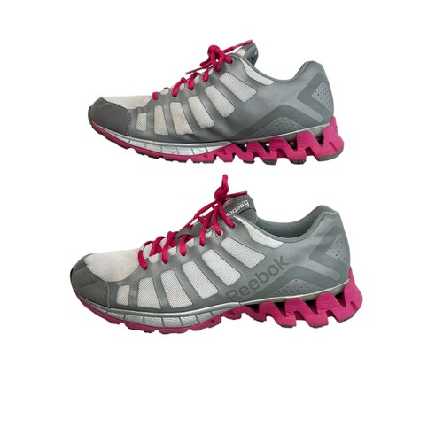 Reebok zigtech white pink gray - reebok,