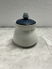 Denby Blue Jetty Lidded Sugar