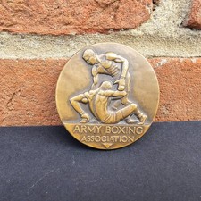 Large Army Boxing Medal 54mm