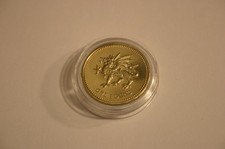 2000 One Pound Round. Welsh Dragon  £1 Coin Brilliant Uncirculated. Number 1.