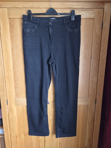 Womens black straight - black, leg