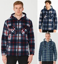 Mens Sherpa Fleece Fur Lined