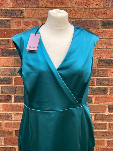 Coast wrap dress womens uk18 - dress,