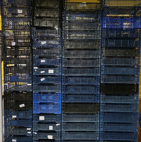 Mushroom crates stackable - crates, 10