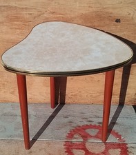 Vintage 50s 60s Original Atomic Side Plant Table with Tripod Legs