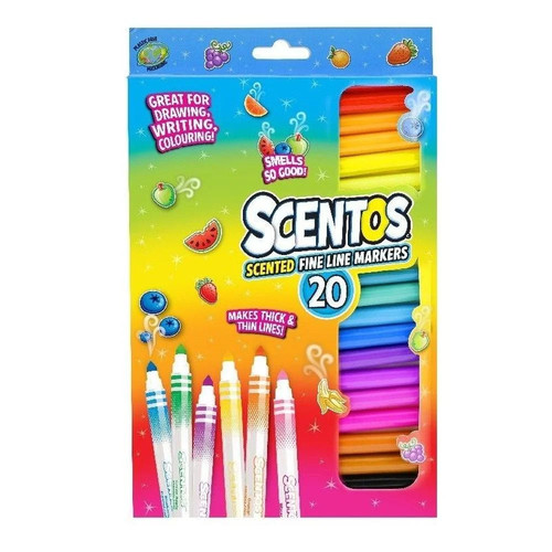 Scented colour felt tip pens - scented,