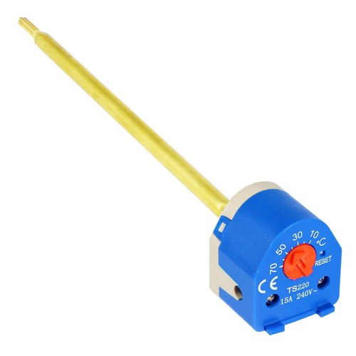Immersion heater thermostat - thermostat, 7"