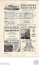 1947 PAPER AD Colonial