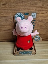 Peppa Pig | Eco Plush | Red Dress | Soft Toy 100% Recycled Materials | Brand New