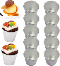 Pudding Moulds, 10Pcs Aluminum