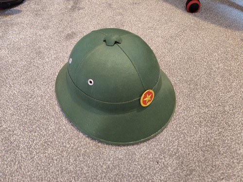 Vietnamese army pith helmet - army,