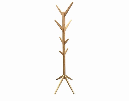 Wooden coat stand - wooden,