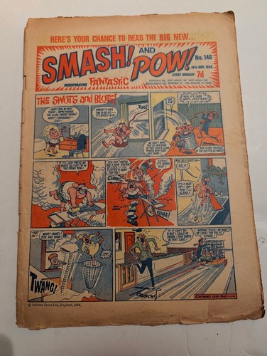 Smash and pow comic no - pow!,