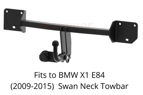 Swan neck tow bar - bar, for