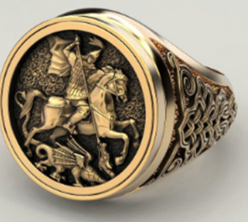 Knights templar ring stainless - templar,