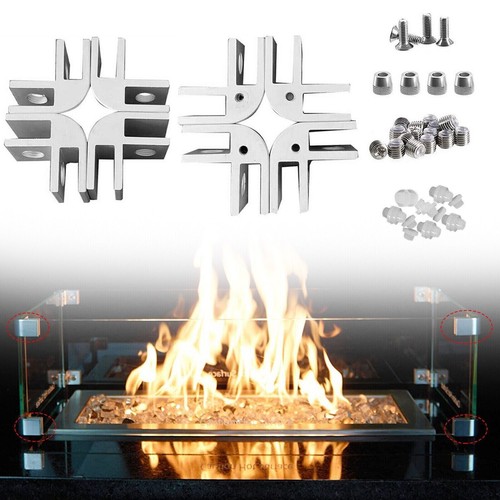 Fire pit wind - guard, glass