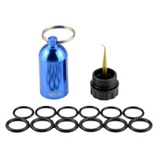 A Must Have for Divers Aluminum Storage Bottle with 12 O Rings for Valves