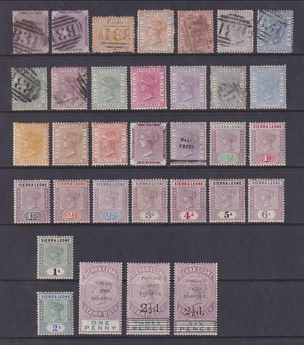 Sierra leone stamps 1859 - stamps.,