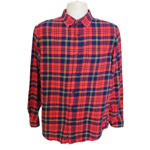 Old navy flannel shirt - navy, mens