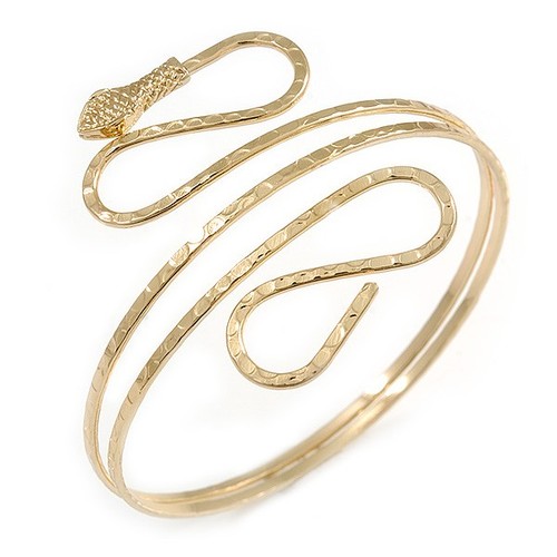 Hammered snake upper arm - hammered,