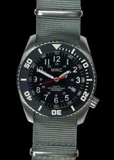 MWC Depthmaster |1000m | Ronda 715li | Stainless Steel | Helium Valve | GTLS